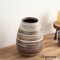 Uniquewise Farmhouse Ceramic Vase Rustic Vintage Decorative Pottery for Living Room Dining or Bedside Table Shelves Entryway and Mantel Tall Boho Centerpiece for Minimalist and Housewarming Decor
